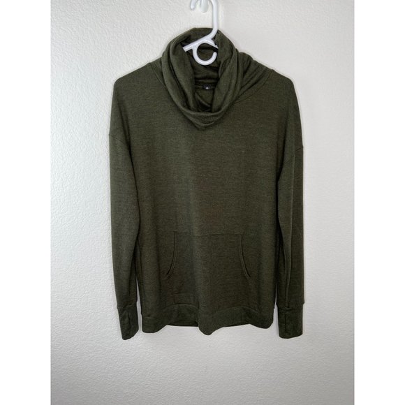 Onzie Tulip Back Cowl Neck Front Pocket Pullover One size fits all - Picture 8 of 14
